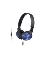 Sony MDR-ZX310APL, aufliegender Kopfhörer, blau, geschlossen, faltbar