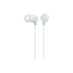 Sony Kopfhörer MDREX15LPW, blanc, In-Ear, 3 Ohrpolster Grössen