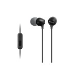 Sony Kopfhörer MDREX15APB, black, In-Ear, In-Line-Fernbedienung