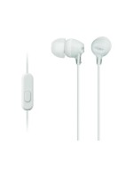 Sony Kopfhörer MDREX15APW, blanc, In-Ear, In-Line-Fernbedienung
