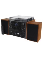 Soundmaster MCD5600BR, Retro Stereoanlage, DAB+, 2 Kassettend., CD