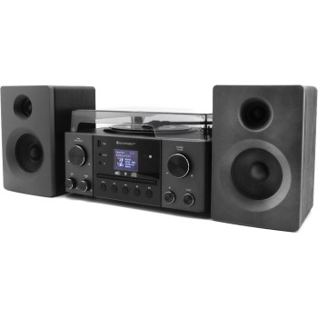 Soundmaster MCD1950SW, Stereo-Musikcenter mit DAB+, CD, Plattenspi Soundmaster MCD1950SW, Stereo-Musikcenter mit DAB+, CD, Plattenspi