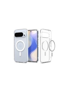 Spigen Ultra Hybrid MagSafe Polycarbonate TPU transparent blanc Spigen Ultra Hybrid MagSafe Polycarbonate TPU transparent blanc