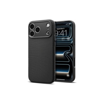 Spigen Liquid Air iPhone 17 Pro Noir mat Spigen Liquid Air iPhone 17 Pro Noir mat