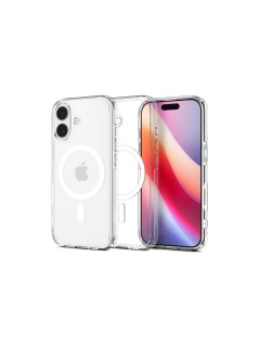 Spigen Ultra Hybrid MagSafe Transparent blanc Spigen Ultra Hybrid MagSafe Transparent blanc