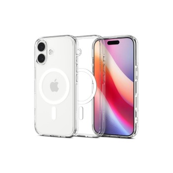 Spigen Ultra Hybrid MagSafe Transparent blanc Spigen Ultra Hybrid MagSafe Transparent blanc