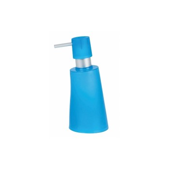 spirella Move Seifenspender, blue matt, Polypropylen, 0.3 L, D: 8 cm, H: 18 cm