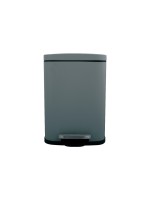 Spirella Treteimer POUBELLE AKIRA 12L GRIS, 28 x 19.3 x 37.9