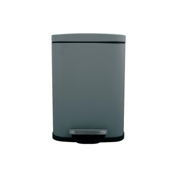 Spirella Treteimer POUBELLE AKIRA 12L GRIS, 28 x 19.3 x 37.9