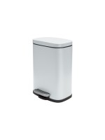 Spirella Treteimer POUBELLE AKIRA 12L BLANC, 28 x 19.3 x 37.9