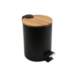 spirella Poubelle à pédale Adonis 5 l, Noir