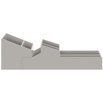 spirella SKYLINE Storage System, Taupe, 30.7x10x8.5 / 6x10x8.5 / 24.7x10x8
