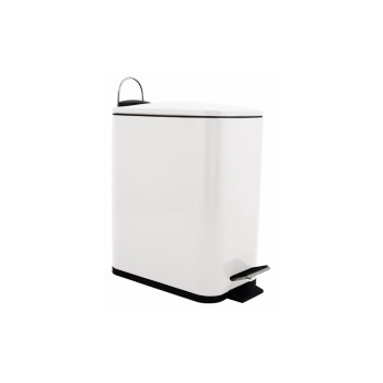 spirella ERIK Treteimer, Mattweiss, 5L, 14 x 28 cm, H: 29 cm