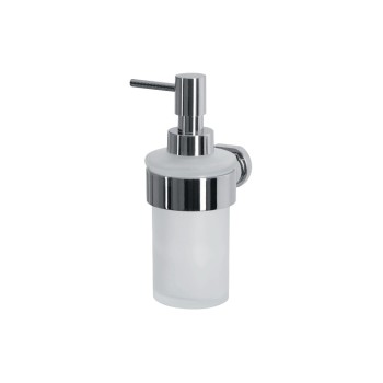 Spirella Seifenspender MILO, chrom/frosty-white