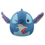 Squishmallows Peluche Stitch avec frites 25 cm