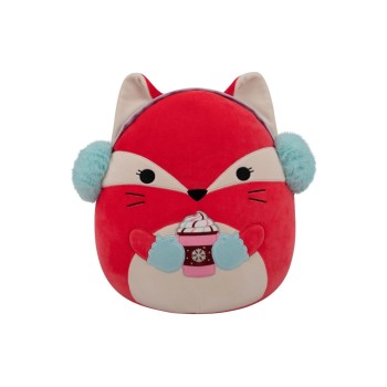 Squishmallows Fuchs 30cm Fifi, pink with blueen Ohrwärmer