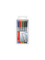 STABILO Feutre pour transparent Crayon de poche universel M 6 pièces Multicolore