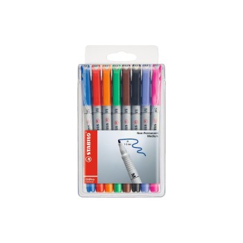 STABILO Feutre pour transparent Crayon de poche universel M 8 pièces Multicolore STABILO Feutre pour transparent Crayon de poche universel M 8 pièces Multicolore