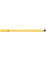 Stabilo Faserschreiber Pen 68, 10 Stück, Strichstärke: 1 mm, yellow