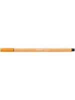 Stabilo Faserschreiber Pen 68, 10 Stück, Strichstärke: 1 mm, Orange