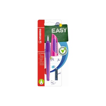STABILO Stylo plume EASYbuddy moyen (M), Violet/Magenta STABILO Stylo plume EASYbuddy moyen (M), Violet/Magenta