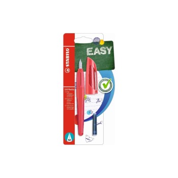 STABILO Stylo plume EASYbuddy moyen (M), Rouge STABILO Stylo plume EASYbuddy moyen (M), Rouge