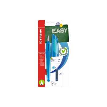 STABILO Stylo plume EASYbuddy moyen (M), Bleu/Bleu clair STABILO Stylo plume EASYbuddy moyen (M), Bleu/Bleu clair