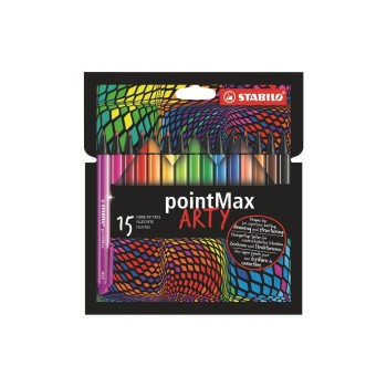 STABILO Feutres de coloriage pointMax Arty, 15 pièces STABILO Feutres de coloriage pointMax Arty, 15 pièces