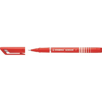 STABILO Fineliner SENSOR 189 fin (F), Rouge STABILO Fineliner SENSOR 189 fin (F), Rouge