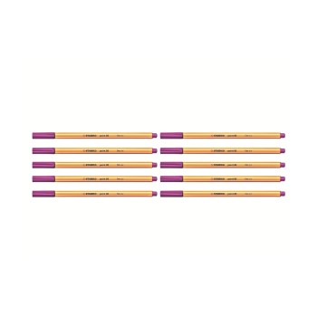 STABILO Fineliner point 88 10 pièces, violet STABILO Fineliner point 88 10 pièces, violet