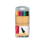 STABILO point 88 10er Etui, Farben: vert, rouge , bleu, noir, violett,