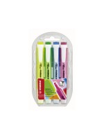 Stabilo swing cool Leuchtmarkierer 4er Etui, Farben: jaune, bleu, vert, pink;