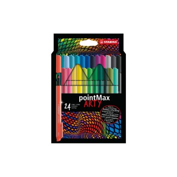 STABILO Ensemble d’écriture PointMax étui en carton ARTY de 24 STABILO Ensemble d’écriture PointMax étui en carton ARTY de 24