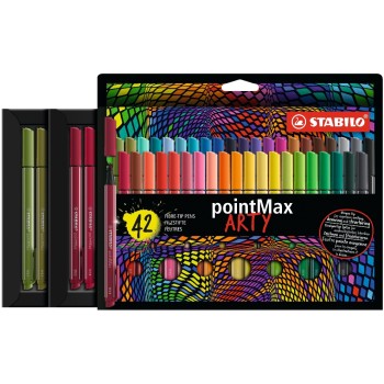 STABILO Ensemble d’écriture PointMax étui en carton ARTY 42e STABILO Ensemble d’écriture PointMax étui en carton ARTY 42e