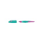 STABILO Stylo plume EASYbirdy Rose fluo/turquoise pour droitiers