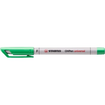 STABILO Feutre pour transparent OHPen Universal F, 0.7 mm, Vert STABILO Feutre pour transparent OHPen Universal F, 0.7 mm, Vert