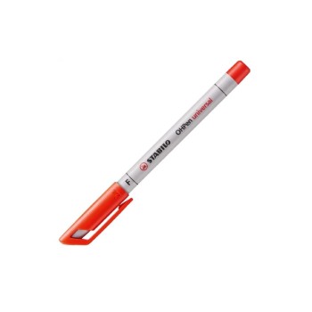 STABILO Feutre pour transparent OHPen Universal F, 0.7 mm, Rouge STABILO Feutre pour transparent OHPen Universal F, 0.7 mm, Rouge