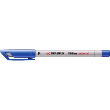 STABILO Feutre pour transparent OHPen Universal F, 0.7 mm, Bleu STABILO Feutre pour transparent OHPen Universal F, 0.7 mm, Bleu