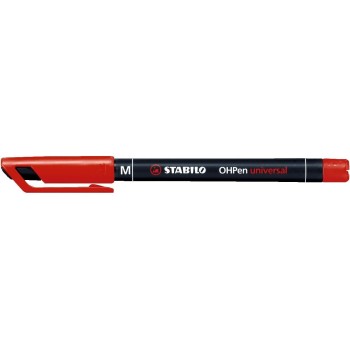 STABILO Feutre pour transparent OHPen universal M permanent, ouge STABILO Feutre pour transparent OHPen universal M permanent, ouge