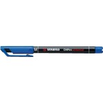 STABILO Feutre pour transparent OHPen universal M Permanent, Bleu