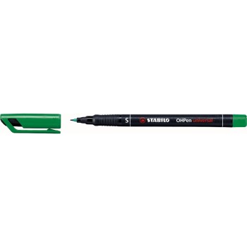 STABILO Feutre pour transparent OHPen universal 0.4 mm Superfin, Vert STABILO Feutre pour transparent OHPen universal 0.4 mm Superfin, Vert