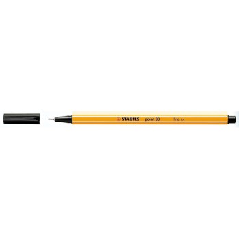 STABILO Fineliner point 88 Noir STABILO Fineliner point 88 Noir