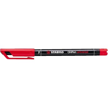 STABILO Feutre pour transparent OHPen universal F Rouge STABILO Feutre pour transparent OHPen universal F Rouge