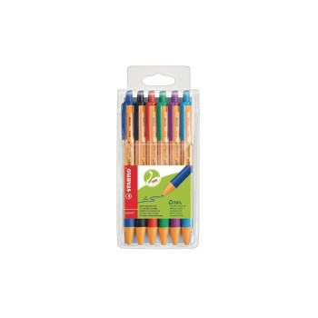 STABILO pointball Kugelschreiber 6er Etui, Inhalt: 6 Stk. STABILO pointball Kugelschreiber 6er Etui, Inhalt: 6 Stk.