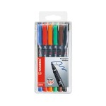 Stabilo OHPen universal Mittel 6er Etui, wasserfest, Strichbreite ca. 1.0mm