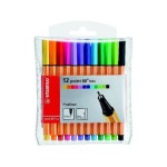 STABILO Fineliner point 88 MINI 12 pièces, multicolore