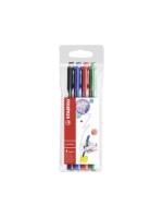 STABILO pointMax 4er Etui Standartfarb, noir, bleu, rouge , vert