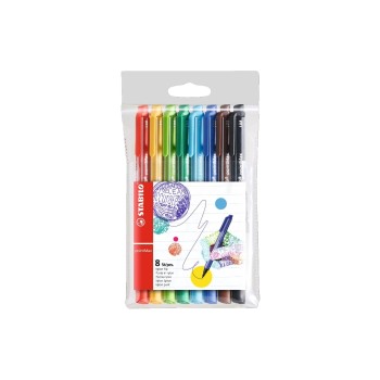 STABILO Fineliner pointMax 8 pièces, multicolore STABILO Fineliner pointMax 8 pièces, multicolore