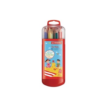 STABILO Crayons de couleur Trio dick Zebrui 15 pièces STABILO Crayons de couleur Trio dick Zebrui 15 pièces
