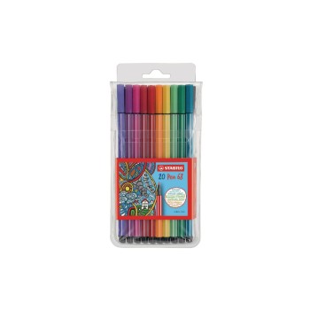 STABILO Feutres de coloriage Pen 68 20 pièces STABILO Feutres de coloriage Pen 68 20 pièces